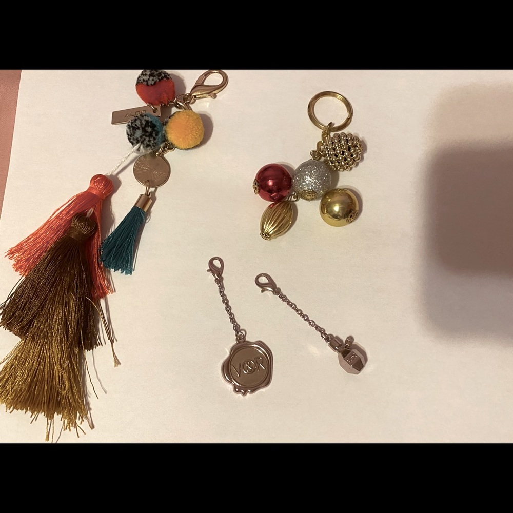 Set of 4 keychains